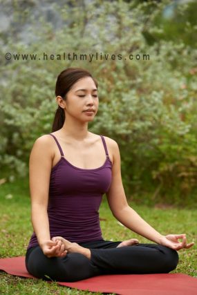 Lotus yoga posture