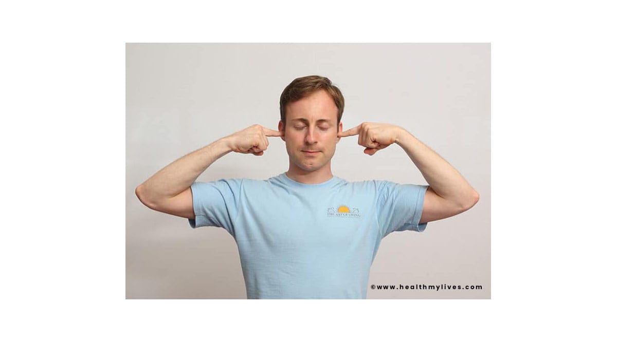 Breathing in a bee style to lower blood pressure
