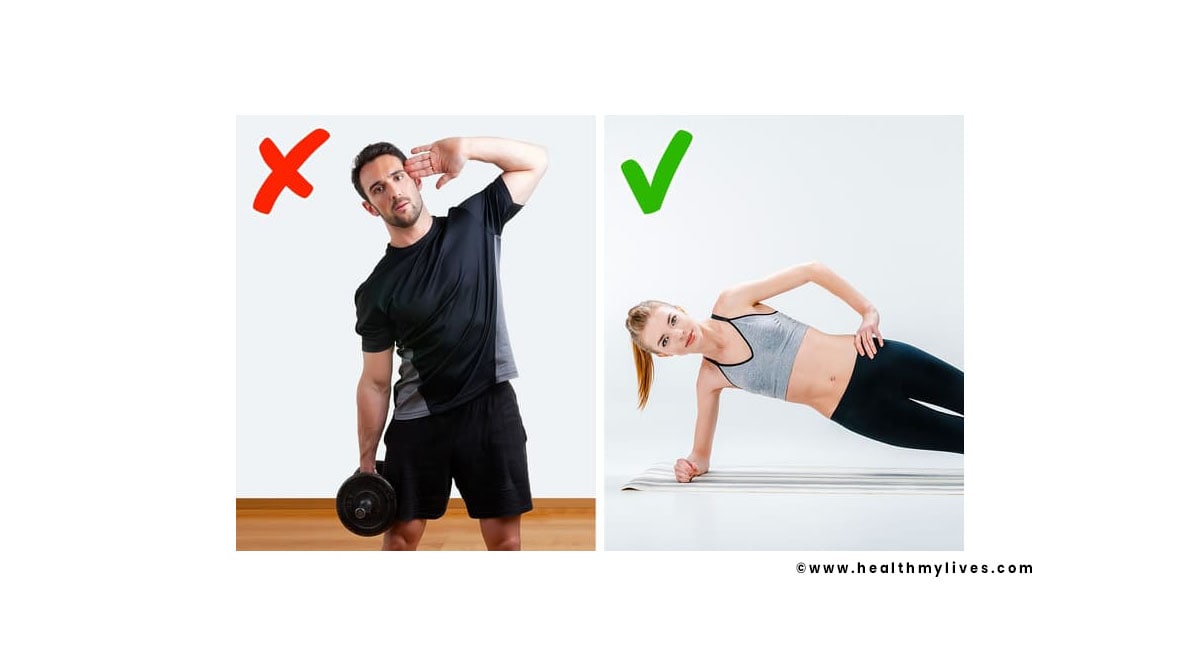 Exercises for reducing intercostal fat with weights