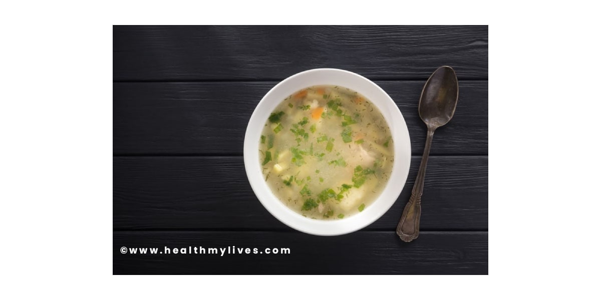 Treat toddlers coughing with chicken soup