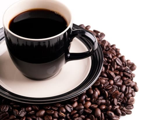 Caffeine liquid in a cup