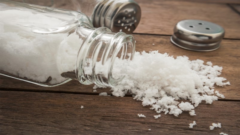 Limiting salt for lowering blood pressure