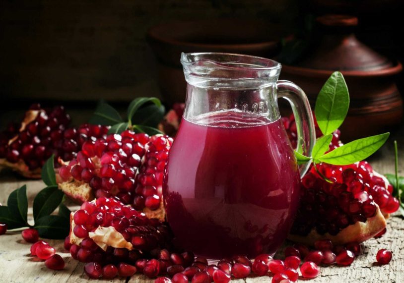 Pomegranate juice to lower blood pressure