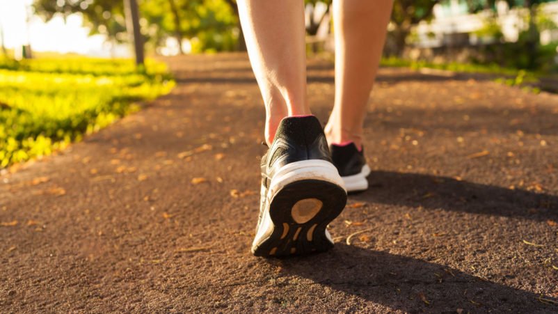 Walking for lowering blood pressure