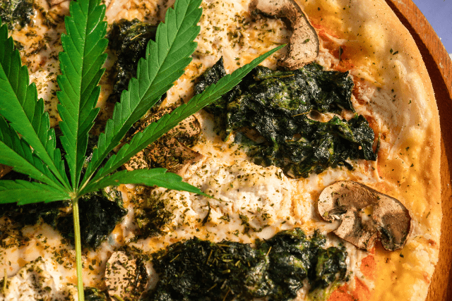 cannabis-laced pizza