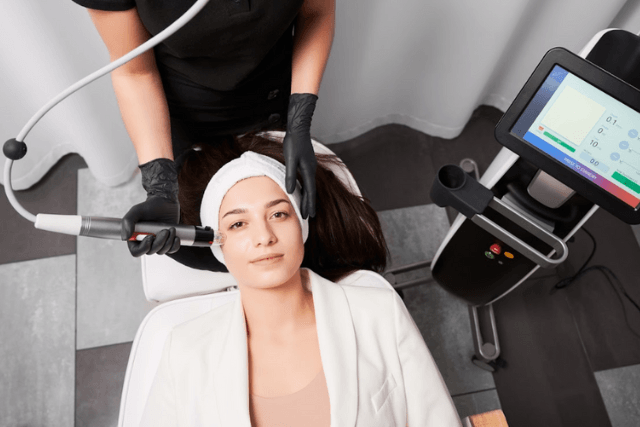 facial microneedling